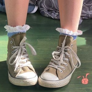 CONVERSE HIGH TOPS ARMY GREEN